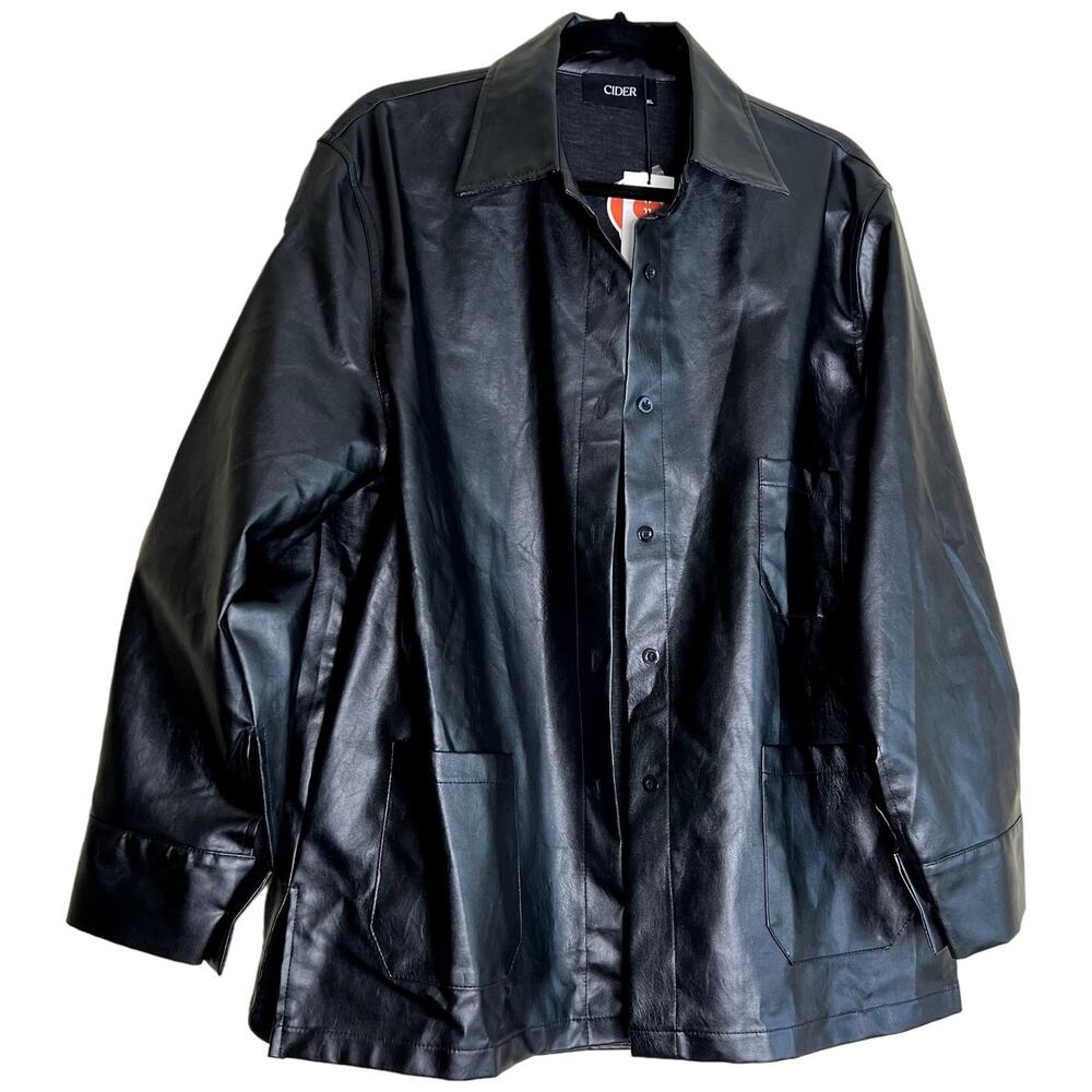 Cider Basic Jacket Women XL Black Rocker Classic Winter Fall New Gift Coat Biker
